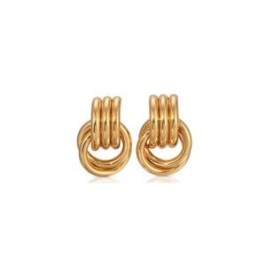 Heaven Mayhem Mini Knot Earrings - Gold
